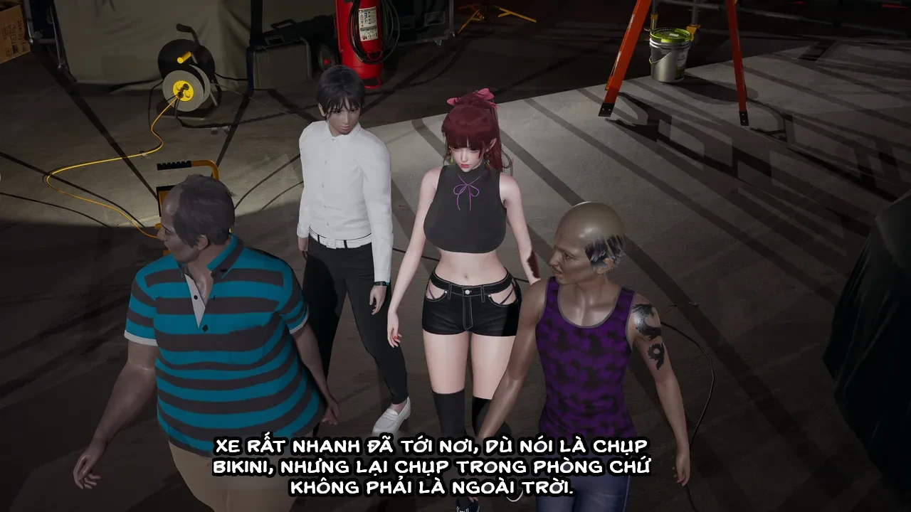 Cô Bạn Gái Tiểu Vy Bị Ngốc Của Tôi. Chap 5.4: Chụp ảnh hồ bơi (p1) - Next Chap 6.4